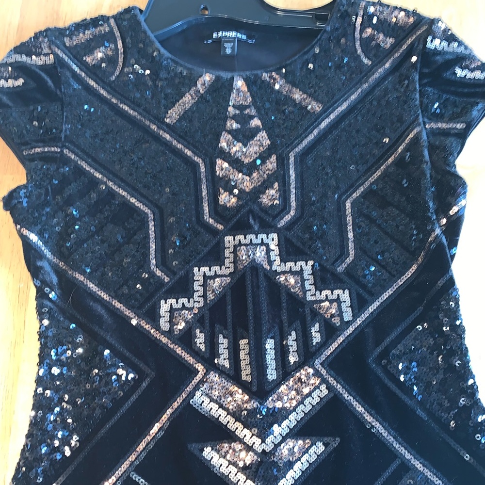 Sequin Party Dress - Picture 2 of 4
